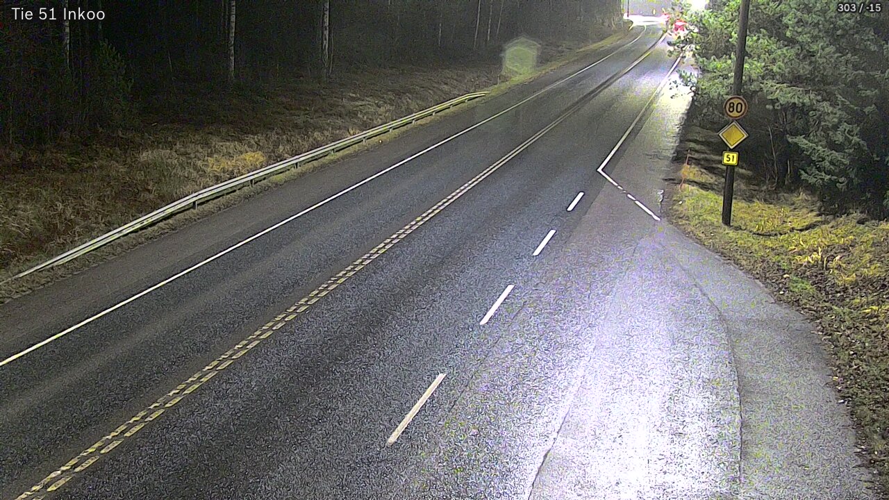 Weather Camera Image Road 51 Inkoo, Inkoo, Uusimaa