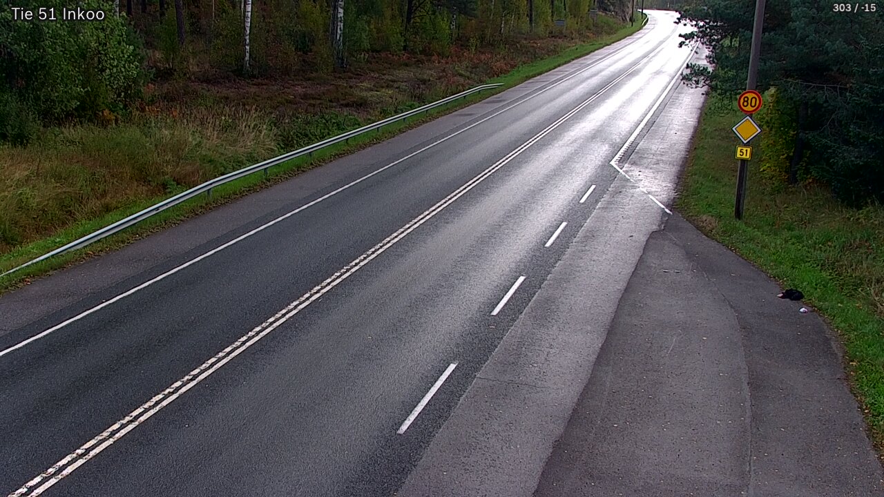 Weather Camera Image Road 51 Inkoo, Inkoo, Uusimaa