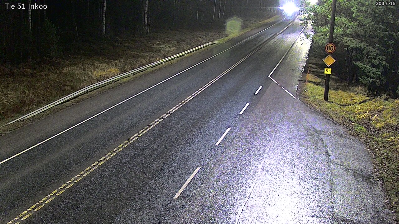 Weather Camera Image Road 51 Inkoo, Inkoo, Uusimaa