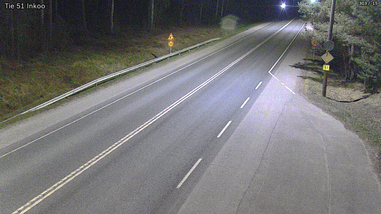Weather Camera Image Road 51 Inkoo, Inkoo, Uusimaa