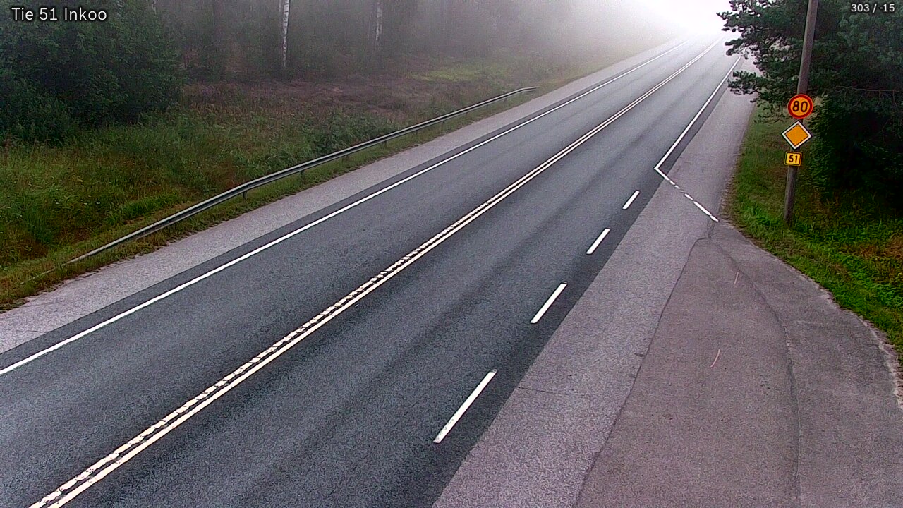 Weather Camera Image Road 51 Inkoo, Inkoo, Uusimaa