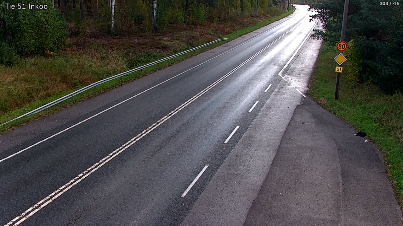 Weather Camera Image Road 51 Inkoo, Inkoo, Uusimaa