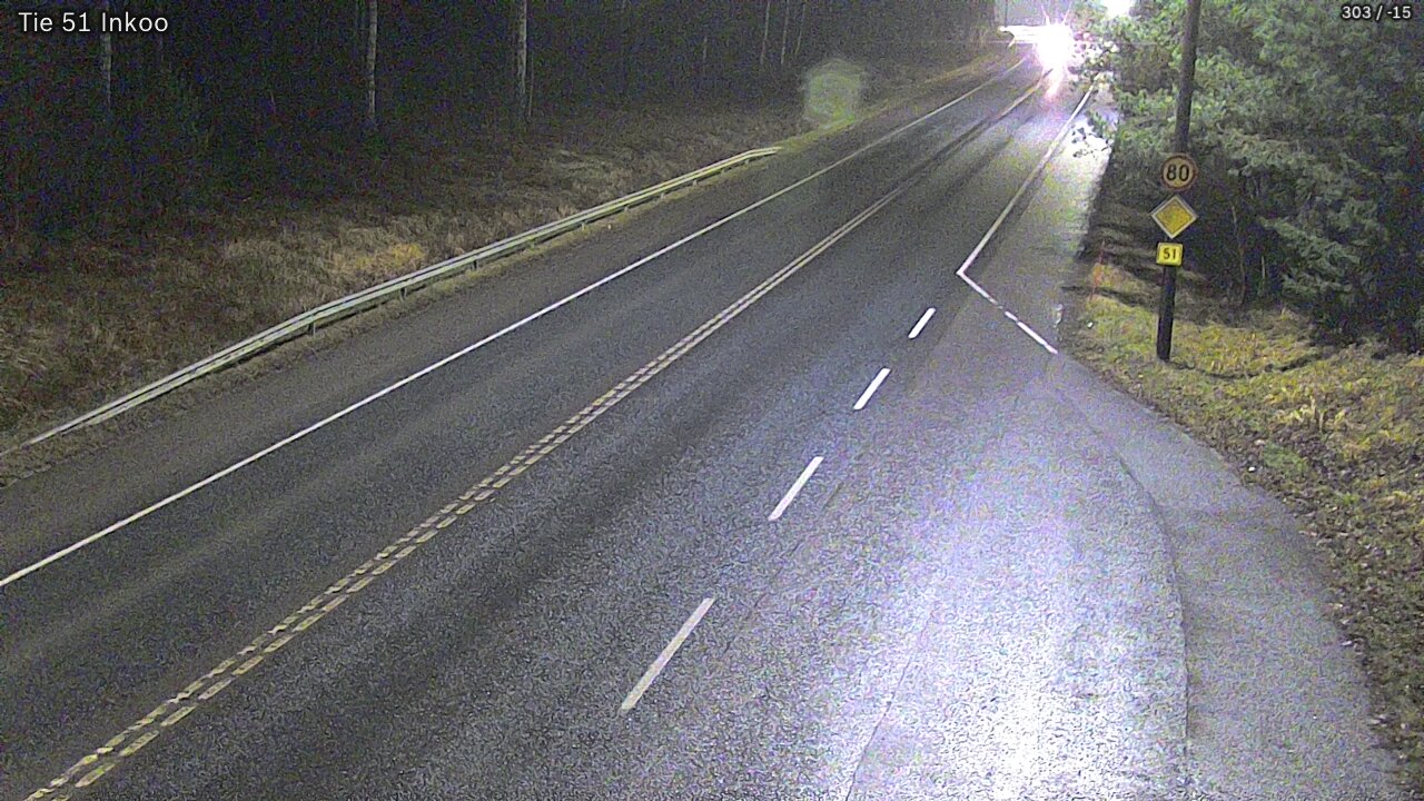 Weather Camera Image Road 51 Inkoo, Inkoo, Uusimaa