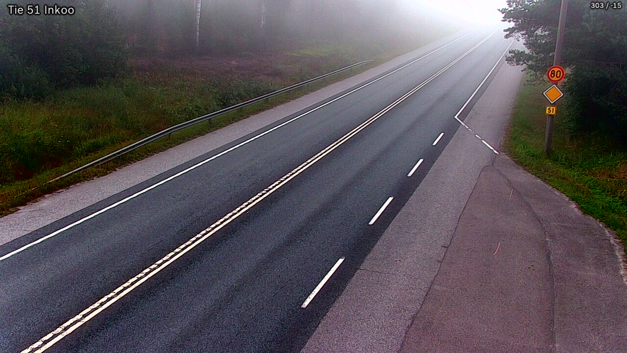 Weather Camera Image Road 51 Inkoo, Inkoo, Uusimaa