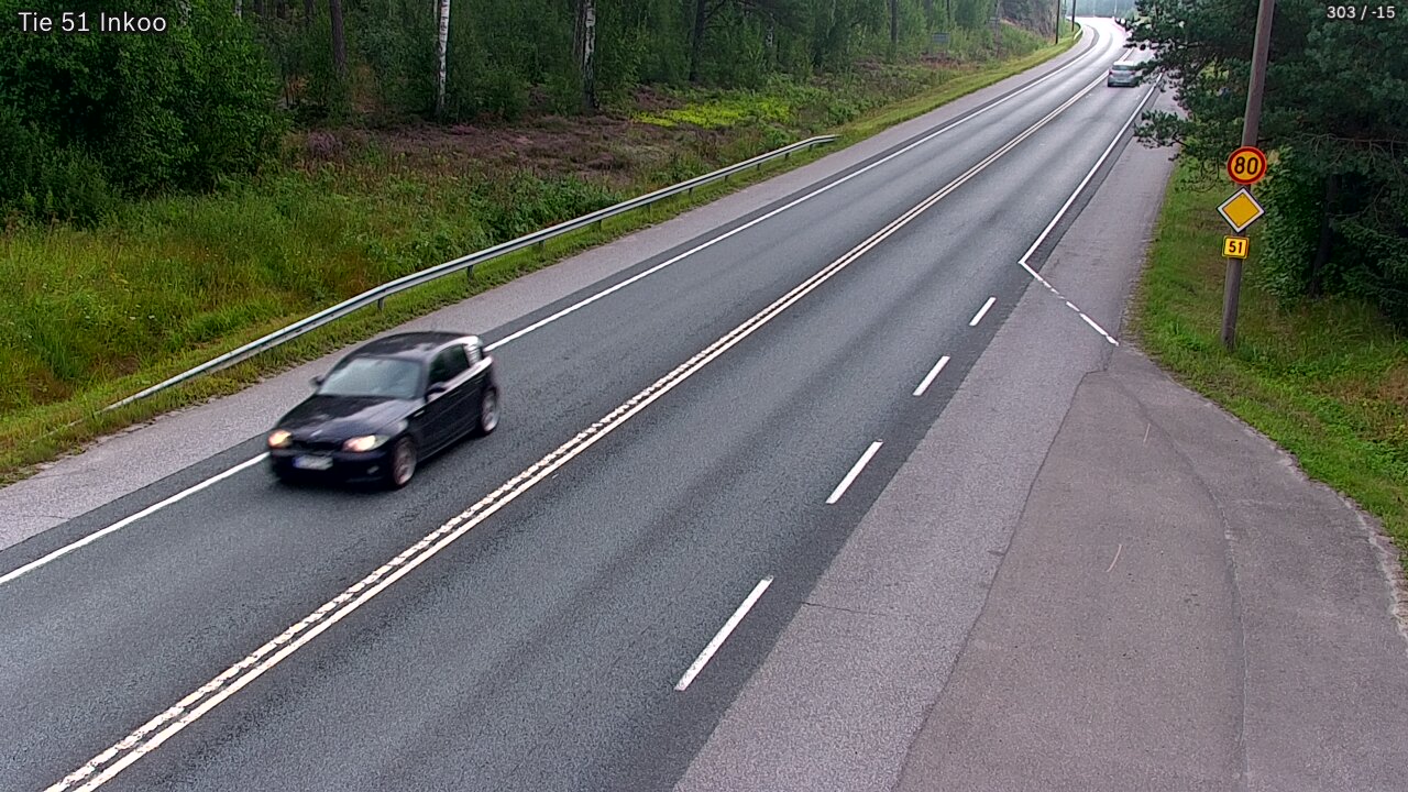 Weather Camera Image Road 51 Inkoo, Inkoo, Uusimaa