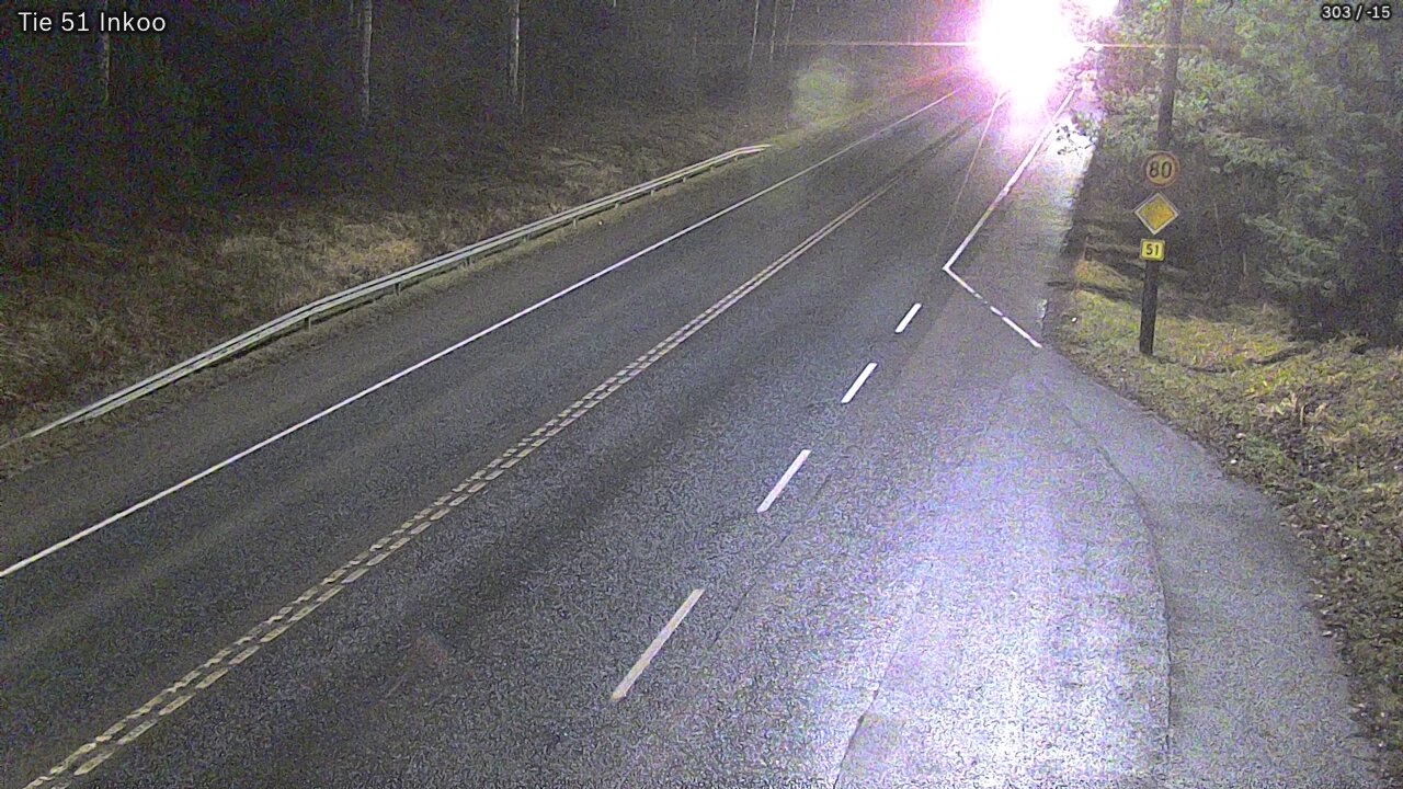 Weather Camera Image Road 51 Inkoo, Inkoo, Uusimaa
