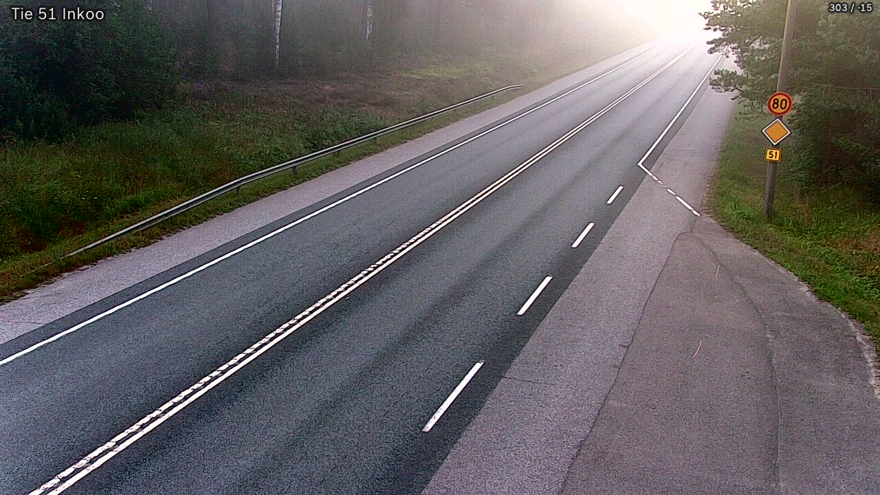 Weather Camera Image Road 51 Inkoo, Inkoo, Uusimaa