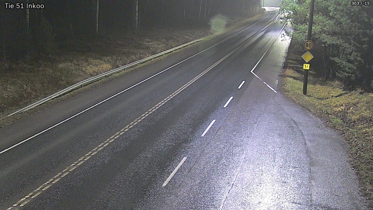 Weather Camera Image Road 51 Inkoo, Inkoo, Uusimaa