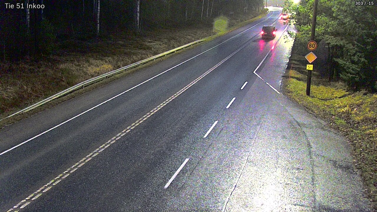 Weather Camera Image Road 51 Inkoo, Inkoo, Uusimaa