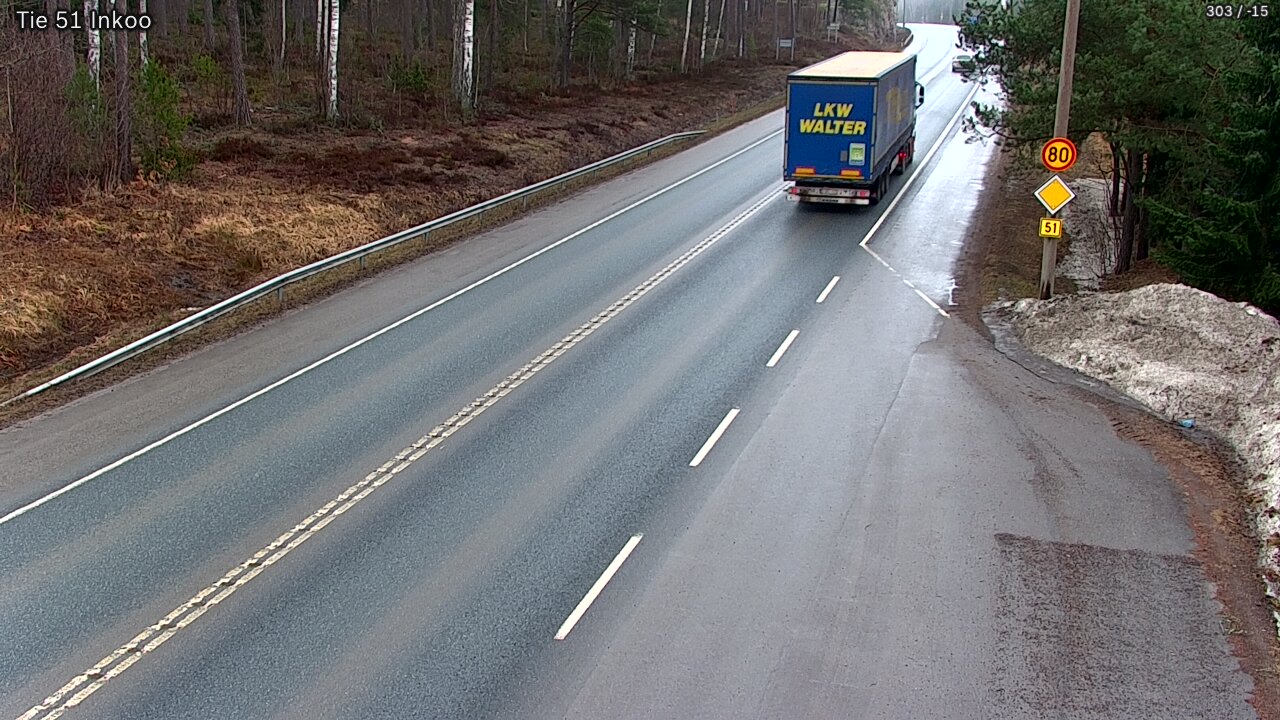 Weather Camera Image Road 51 Inkoo, Inkoo, Uusimaa