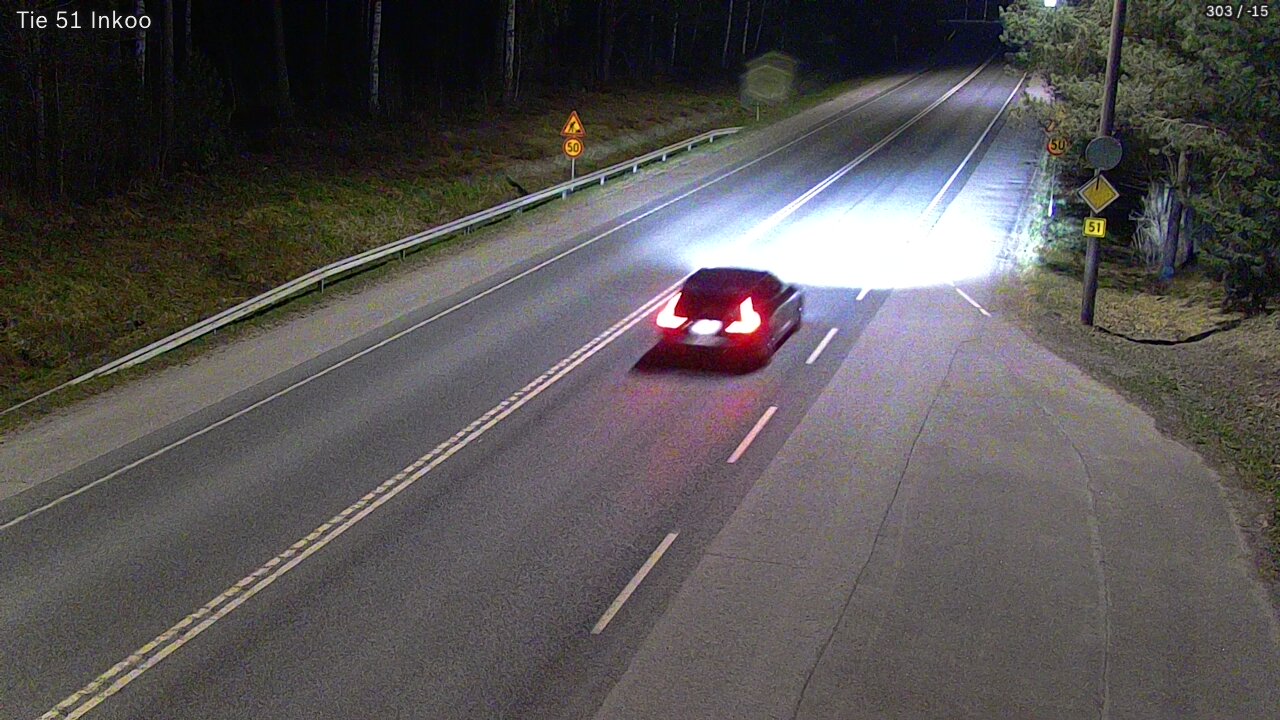 Weather Camera Image Väg 51 Ingå, Inkoo, Uusimaa