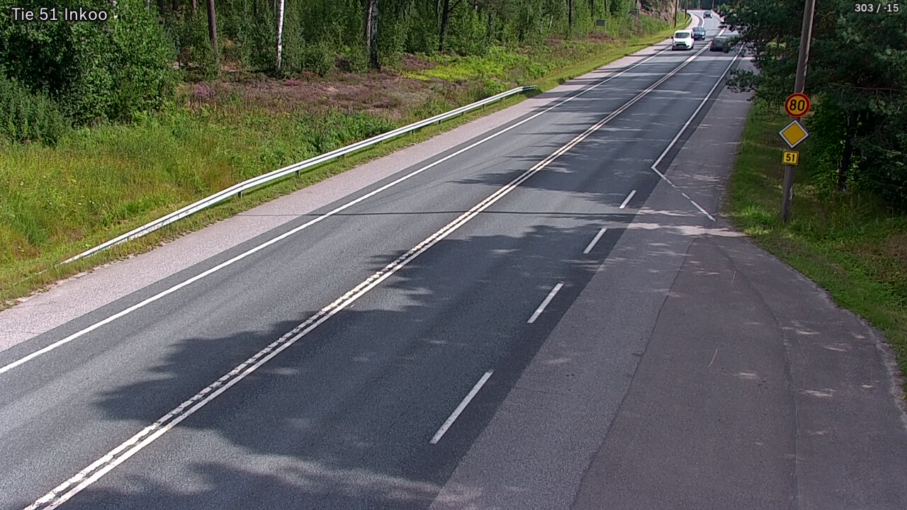 Weather Camera Image Road 51 Inkoo, Inkoo, Uusimaa
