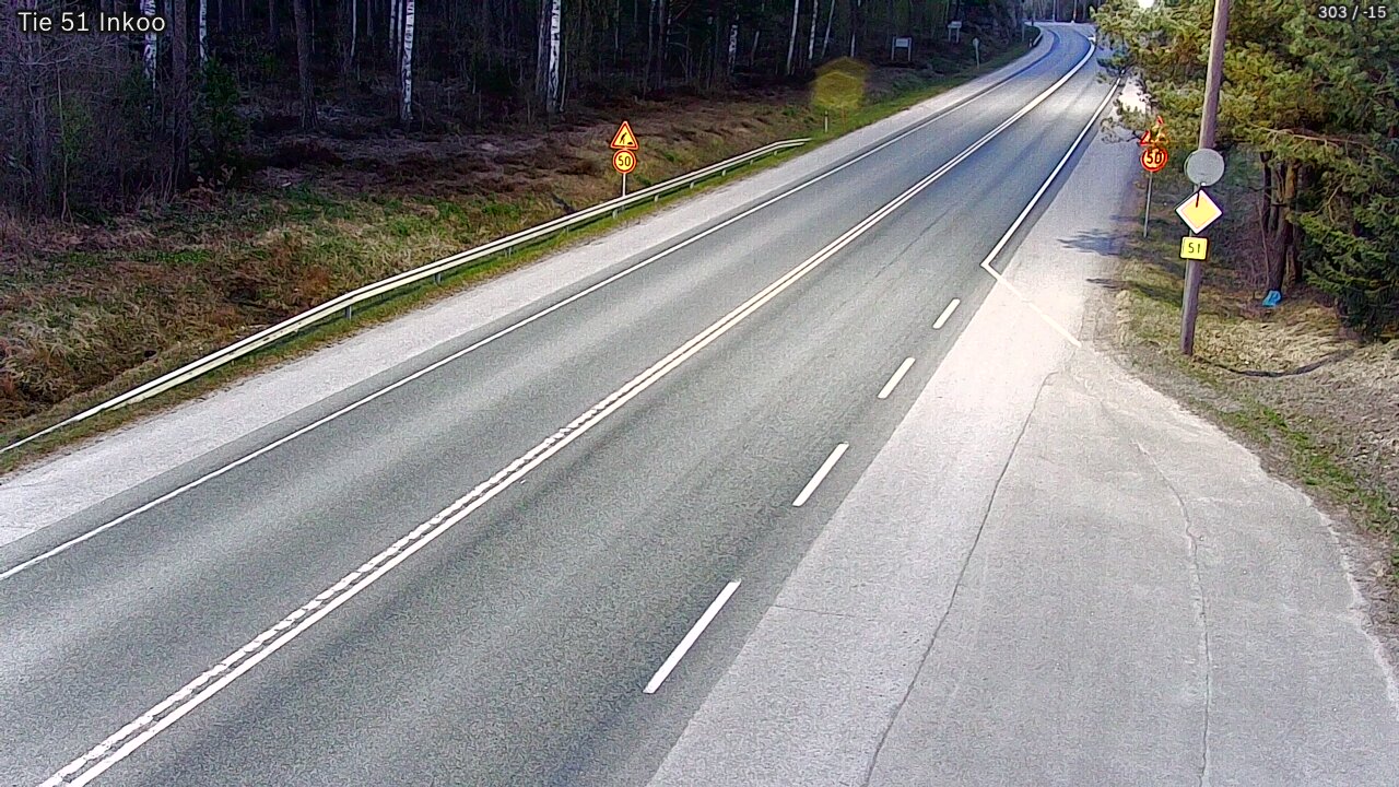 Weather Camera Image Väg 51 Ingå, Inkoo, Uusimaa
