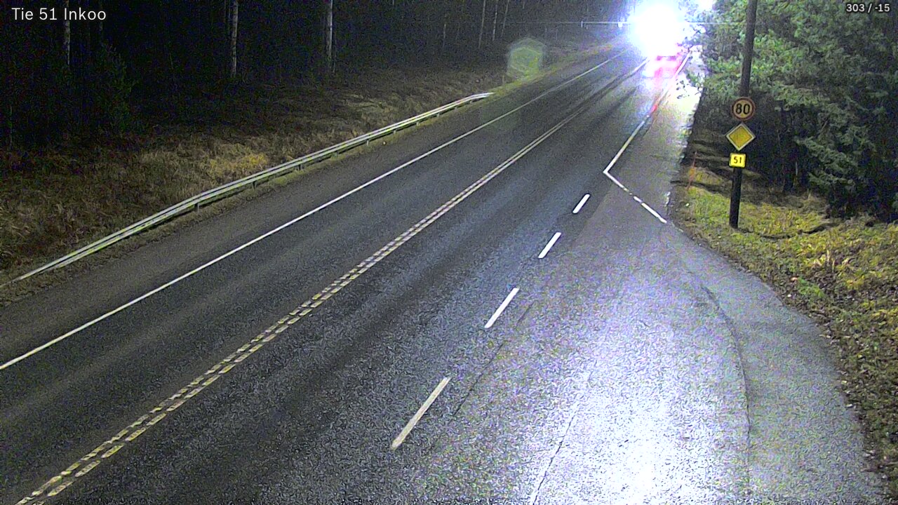 Weather Camera Image Road 51 Inkoo, Inkoo, Uusimaa