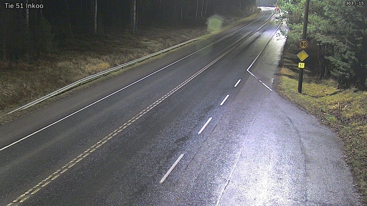 Weather Camera Image Road 51 Inkoo, Inkoo, Uusimaa