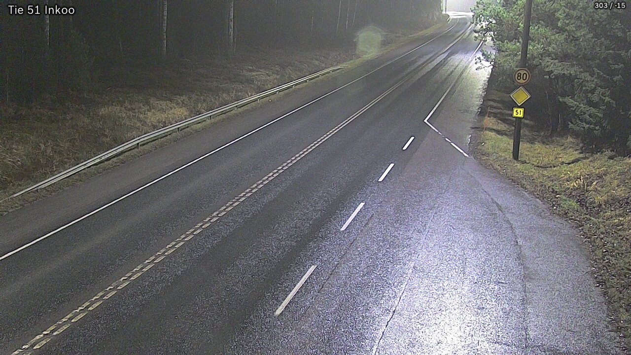Weather Camera Image Road 51 Inkoo, Inkoo, Uusimaa