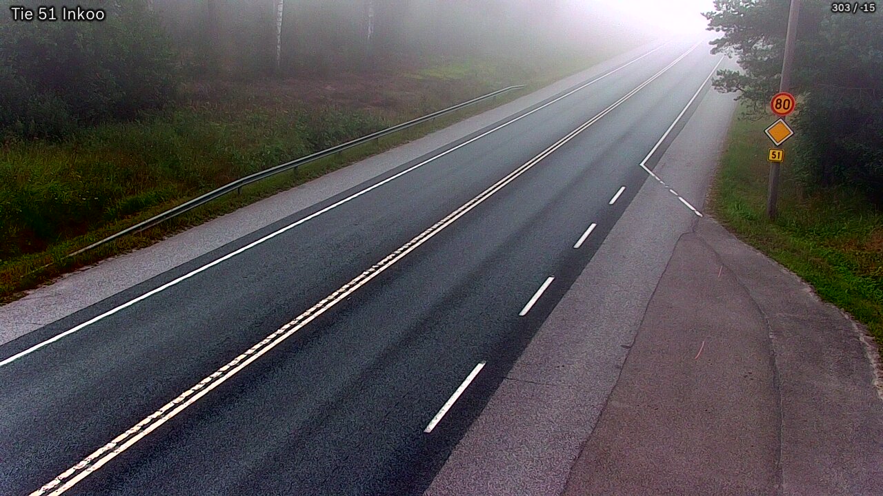 Weather Camera Image Road 51 Inkoo, Inkoo, Uusimaa