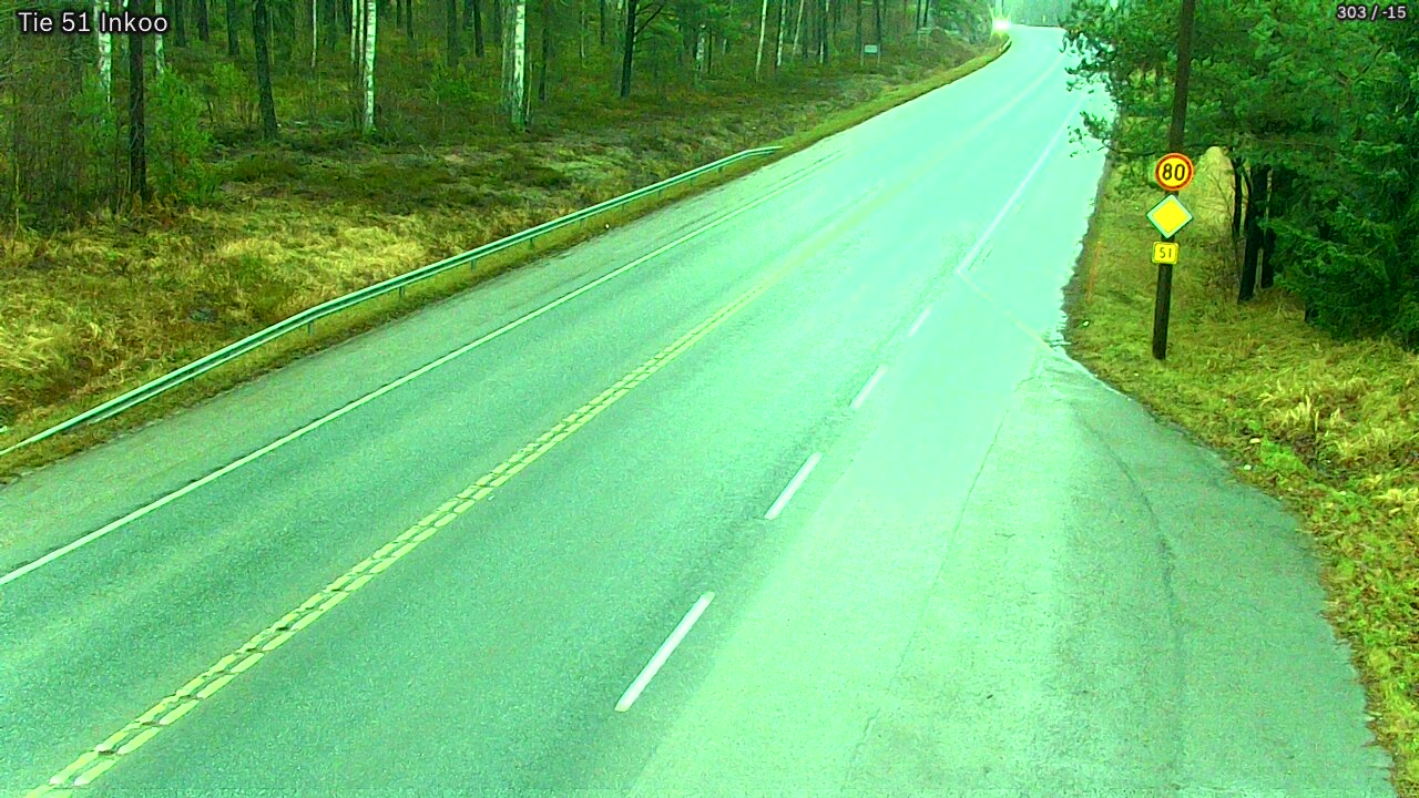 Weather Camera Image Road 51 Inkoo, Inkoo, Uusimaa