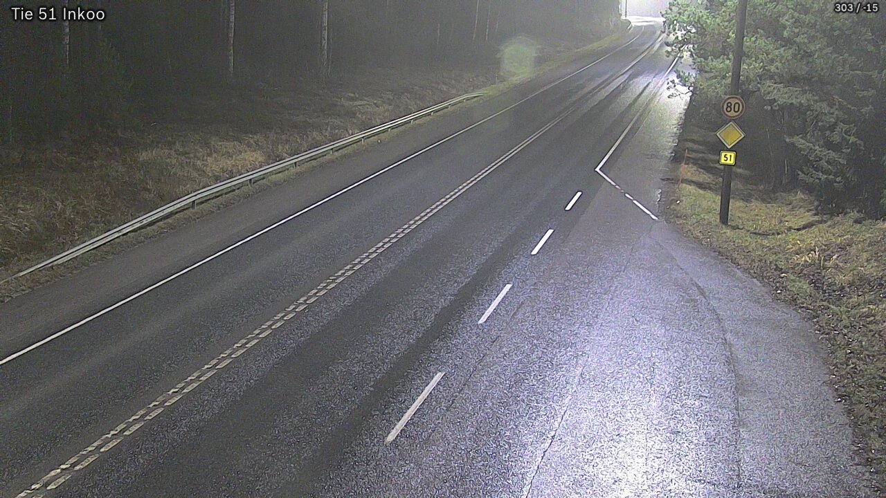 Weather Camera Image Road 51 Inkoo, Inkoo, Uusimaa