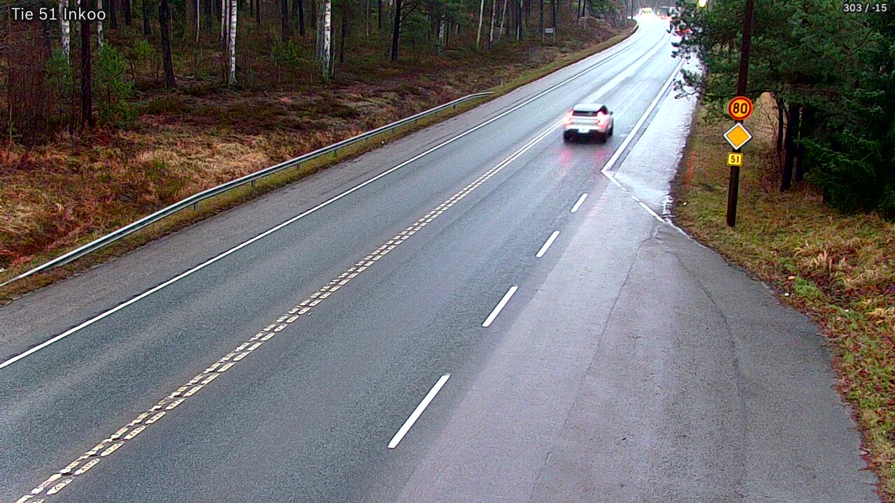 Weather Camera Image Road 51 Inkoo, Inkoo, Uusimaa