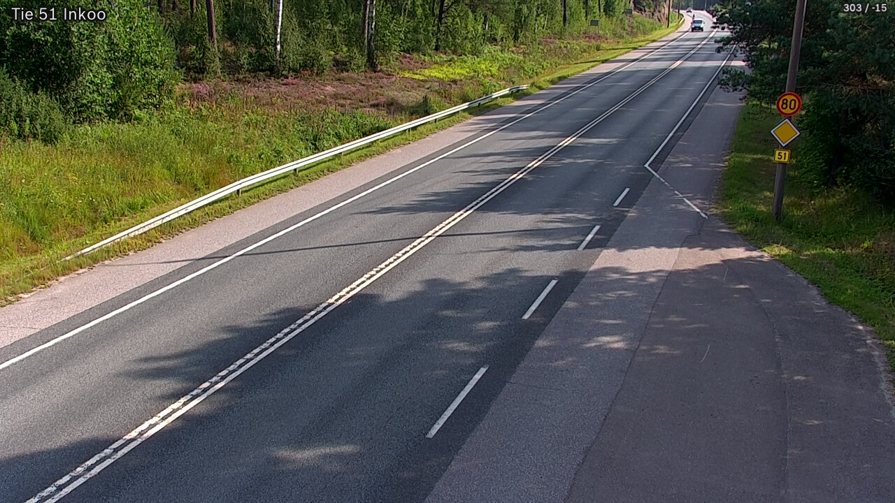 Weather Camera Image Road 51 Inkoo, Inkoo, Uusimaa
