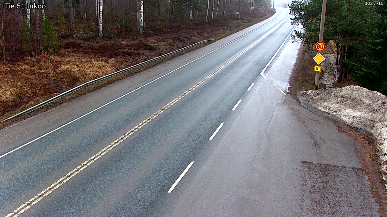 Weather Camera Image Road 51 Inkoo, Inkoo, Uusimaa