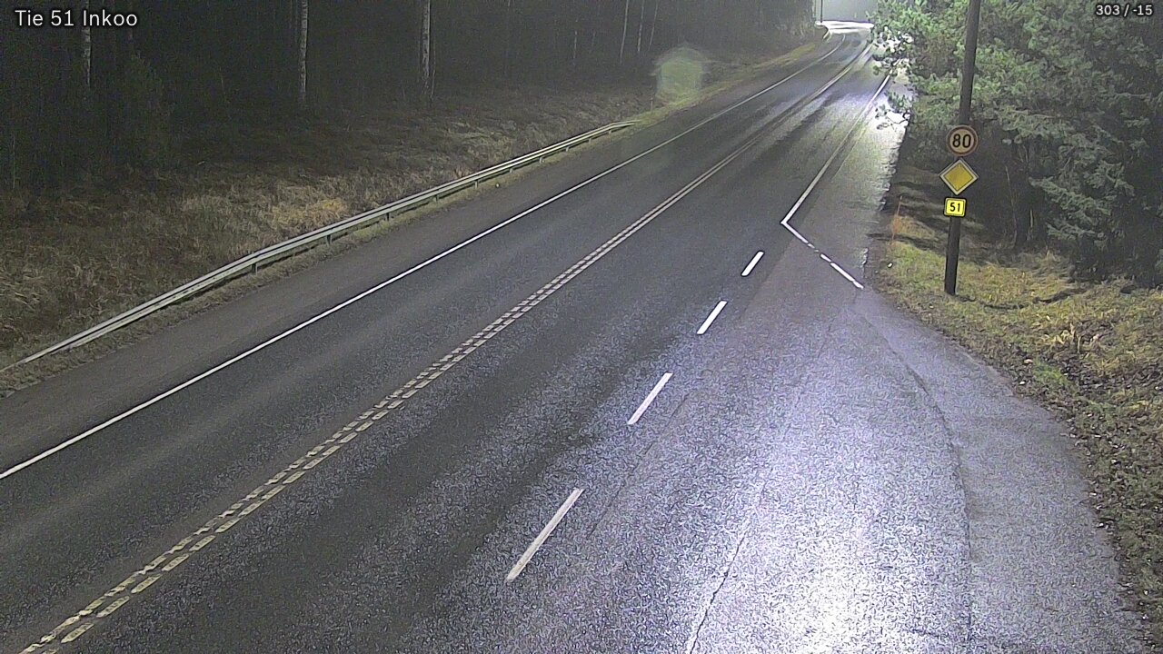 Weather Camera Image Road 51 Inkoo, Inkoo, Uusimaa