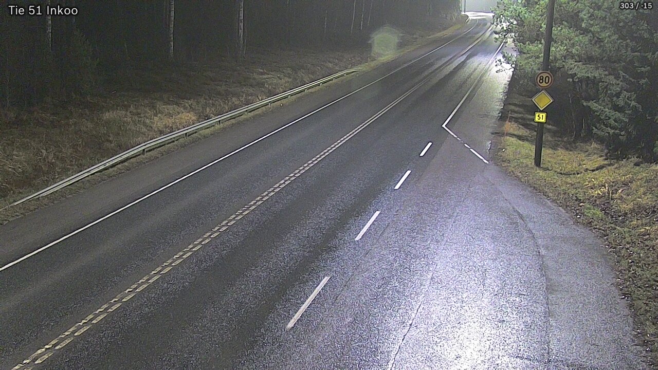 Weather Camera Image Road 51 Inkoo, Inkoo, Uusimaa