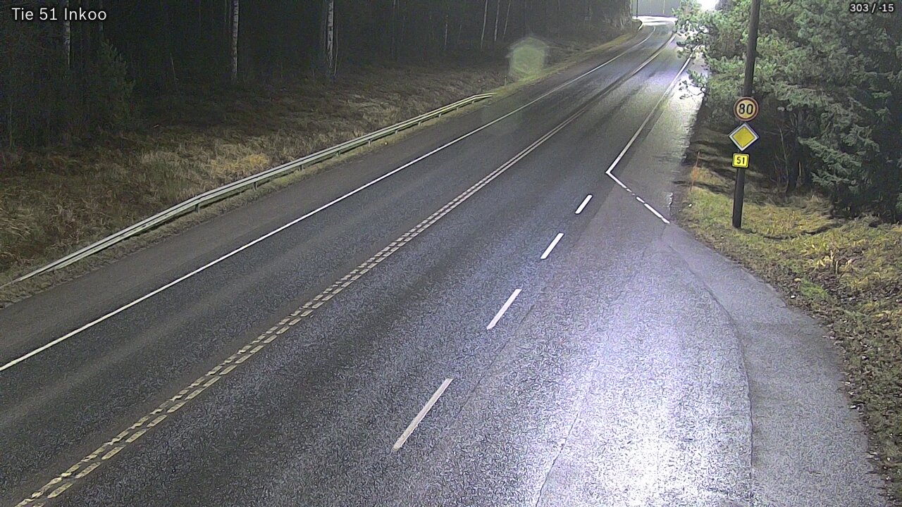 Weather Camera Image Road 51 Inkoo, Inkoo, Uusimaa