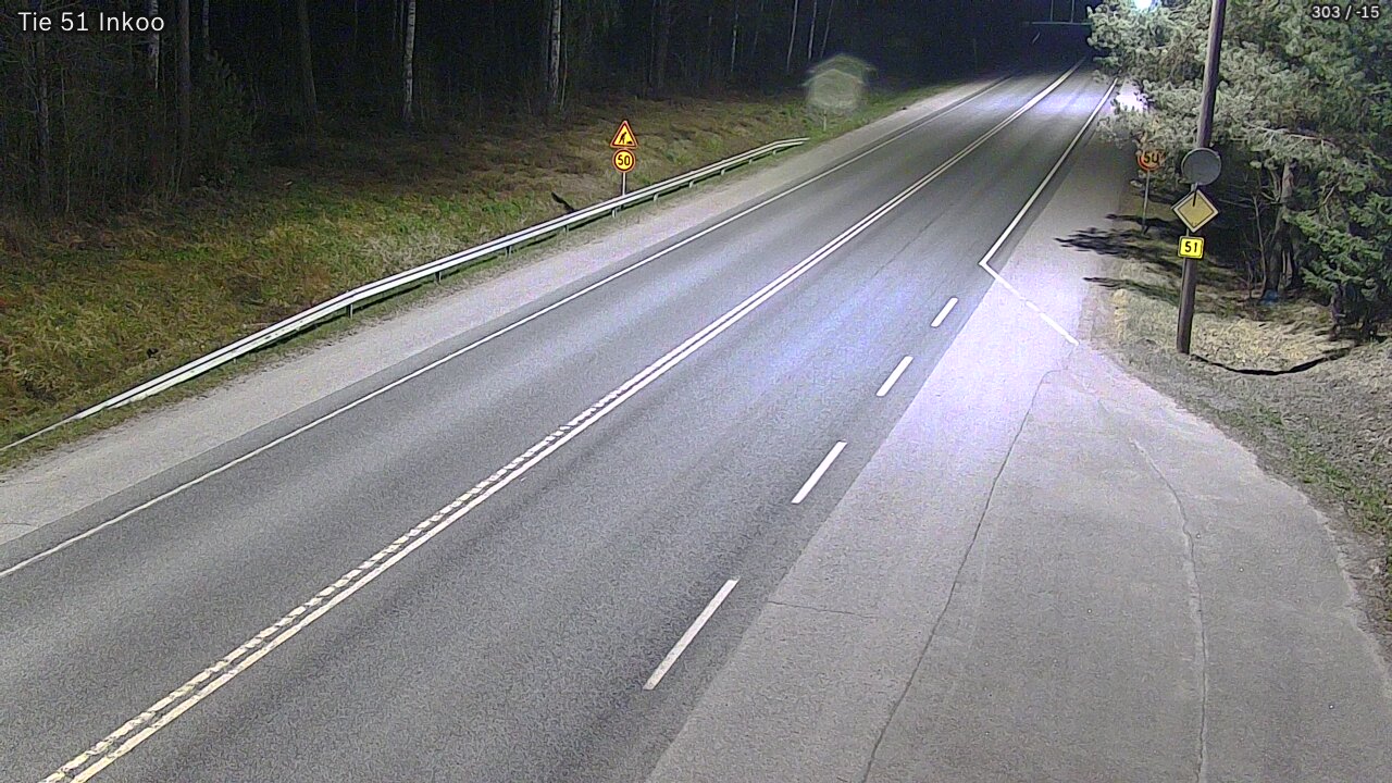 Weather Camera Image Road 51 Inkoo, Inkoo, Uusimaa