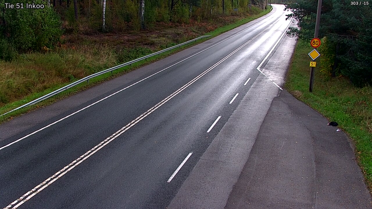 Weather Camera Image Road 51 Inkoo, Inkoo, Uusimaa