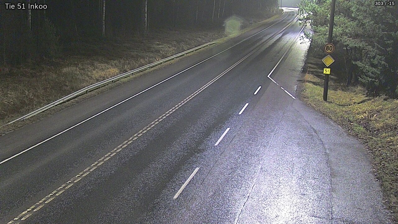 Weather Camera Image Road 51 Inkoo, Inkoo, Uusimaa