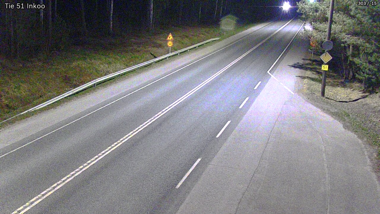 Weather Camera Image Väg 51 Ingå, Inkoo, Uusimaa