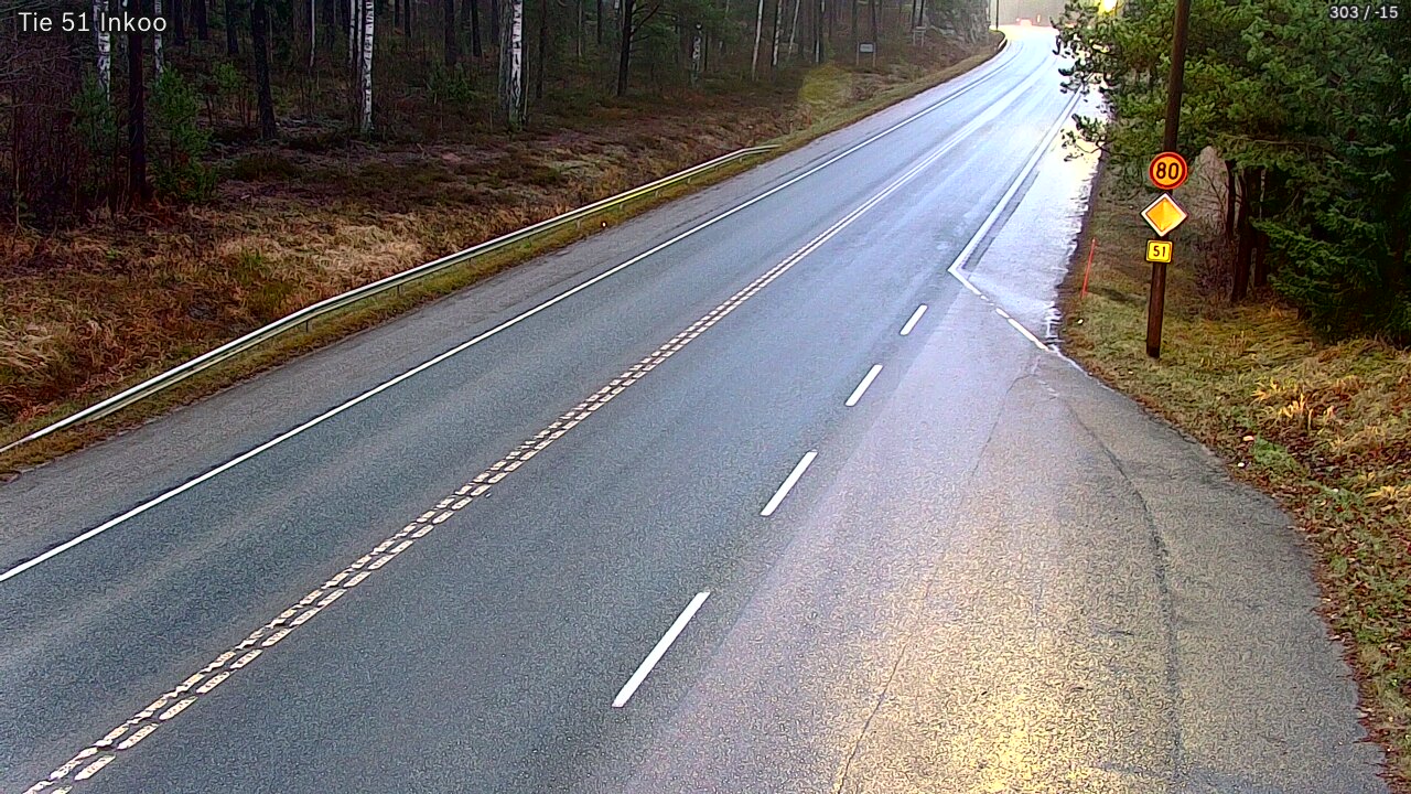 Weather Camera Image Road 51 Inkoo, Inkoo, Uusimaa