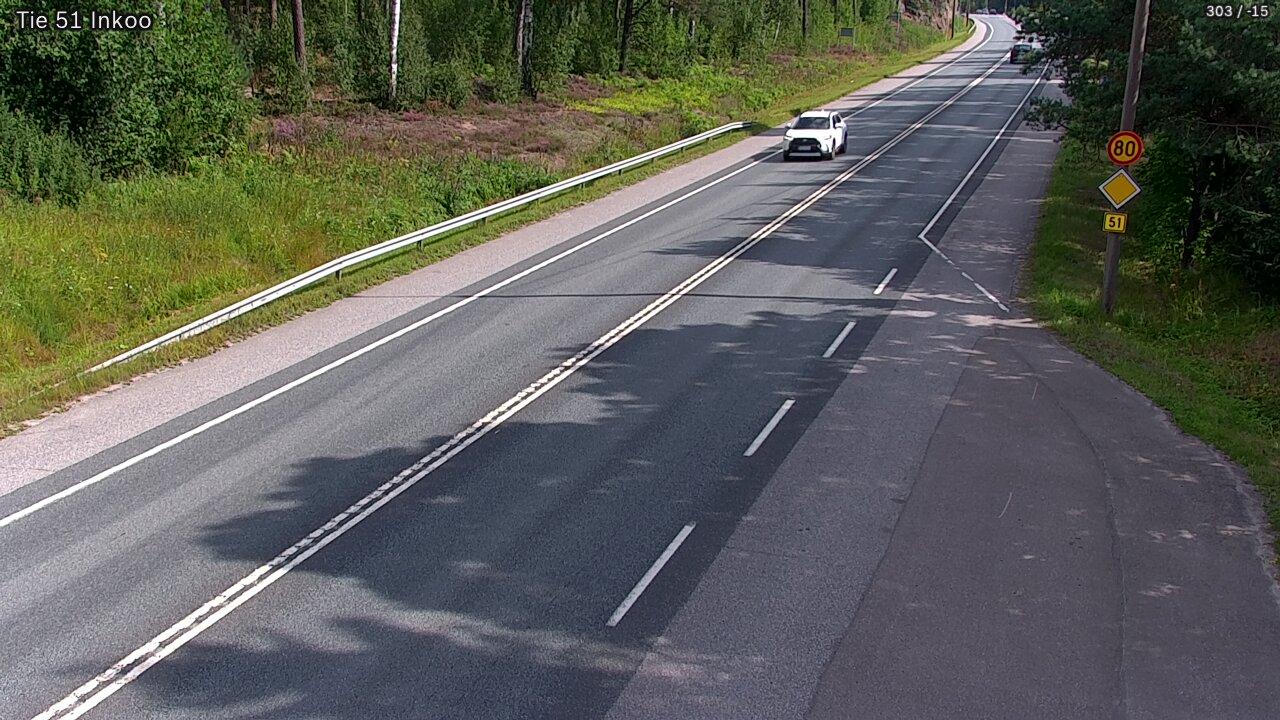 Weather Camera Image Road 51 Inkoo, Inkoo, Uusimaa