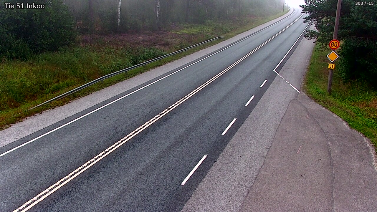 Weather Camera Image Road 51 Inkoo, Inkoo, Uusimaa