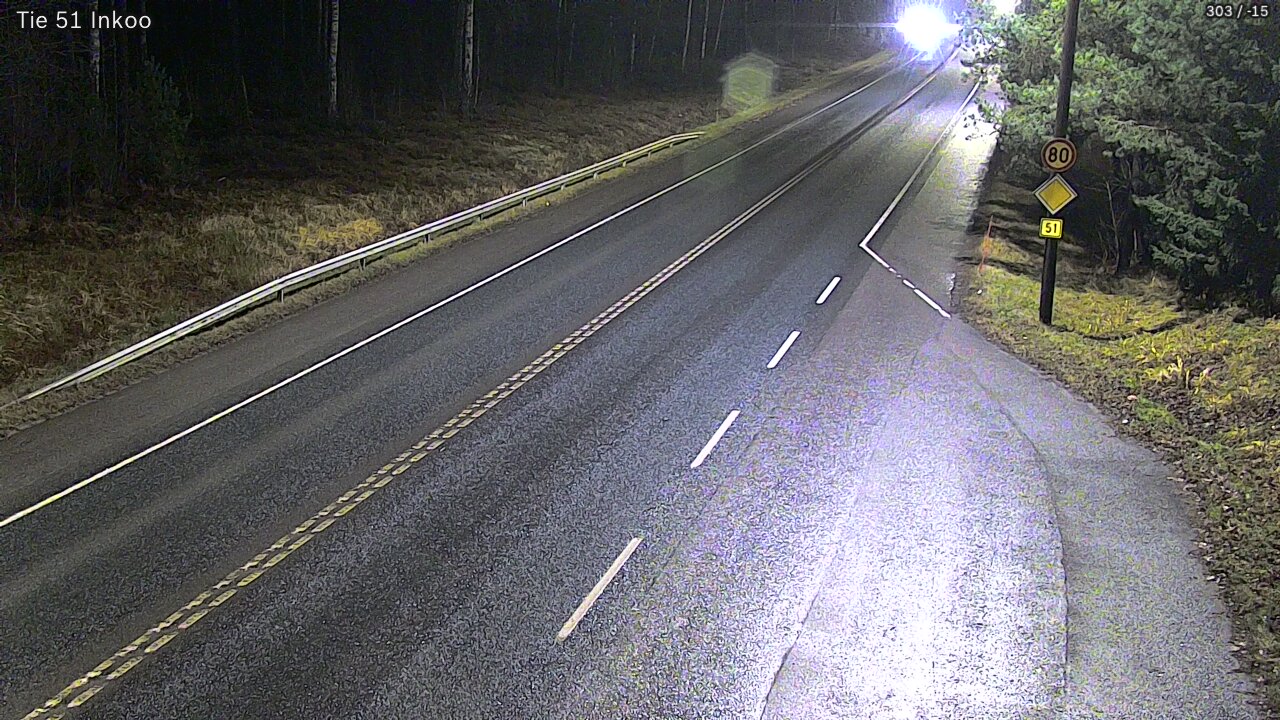 Weather Camera Image Road 51 Inkoo, Inkoo, Uusimaa