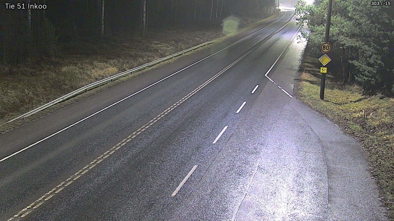 Weather Camera Image Road 51 Inkoo, Inkoo, Uusimaa