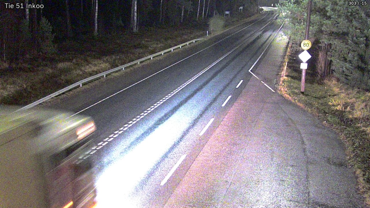 Weather Camera Image Road 51 Inkoo, Inkoo, Uusimaa