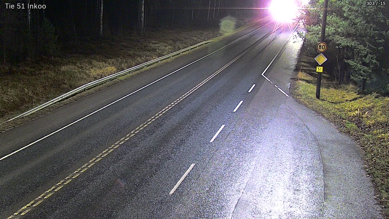 Weather Camera Image Road 51 Inkoo, Inkoo, Uusimaa
