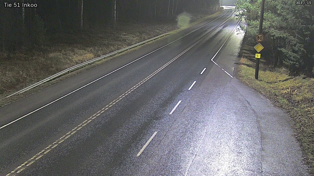 Weather Camera Image Road 51 Inkoo, Inkoo, Uusimaa