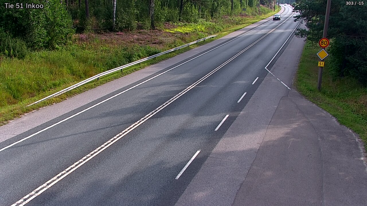 Weather Camera Image Road 51 Inkoo, Inkoo, Uusimaa