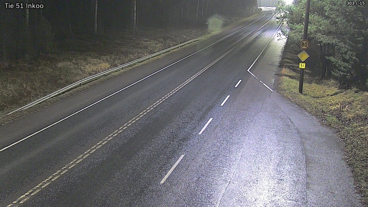 Weather Camera Image Road 51 Inkoo, Inkoo, Uusimaa