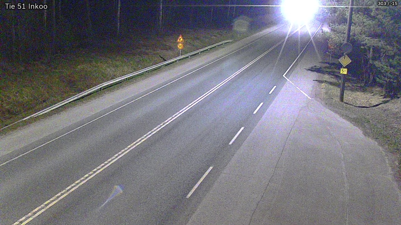 Weather Camera Image Road 51 Inkoo, Inkoo, Uusimaa