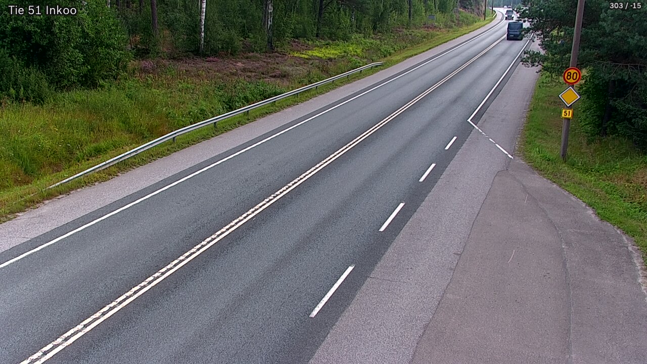 Weather Camera Image Road 51 Inkoo, Inkoo, Uusimaa