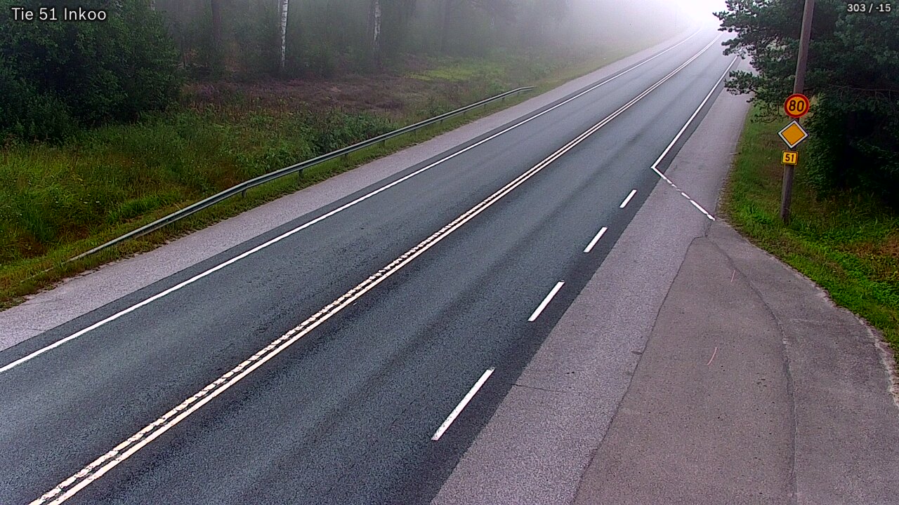 Weather Camera Image Road 51 Inkoo, Inkoo, Uusimaa