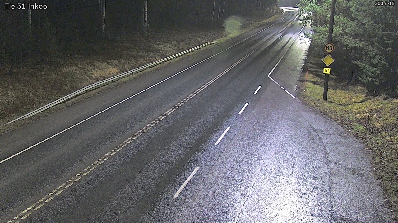 Weather Camera Image Road 51 Inkoo, Inkoo, Uusimaa