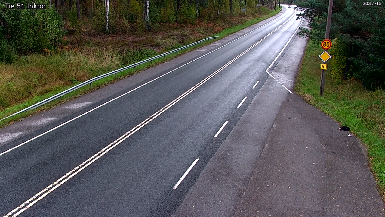Weather Camera Image Road 51 Inkoo, Inkoo, Uusimaa