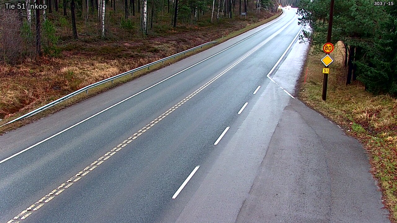 Weather Camera Image Väg 51 Ingå, Inkoo, Uusimaa