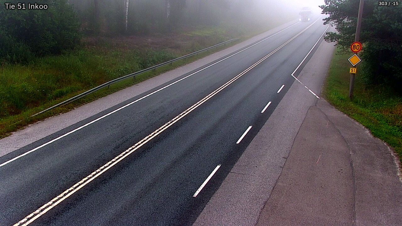 Weather Camera Image Road 51 Inkoo, Inkoo, Uusimaa